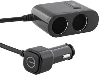 TNB ACGP4IN1V2 4 in 1 cigar lighter charger with 2 USB ports (4.8 A max) - black 