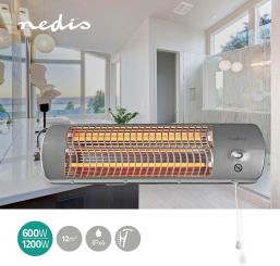 Nedis HTBA10GY Bathroom Heater 