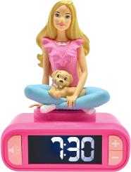 Lexibook RL800BB Barbie Wecker mit 3D Nachtlicht-Figur 