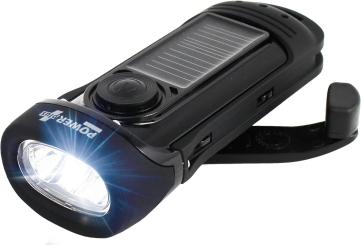 Powerplus Barracuda LED wasserdichte Kurbeltaschenlampe 