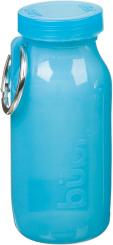 Bübi Bottle faltbare Silikon Flasche 414ml 14oz Pazifik hellblau 