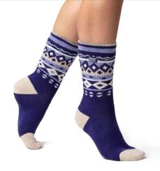 Heat Holders LTLHH557NVY LADIES JACQUARD LITE HOLMCROFT 