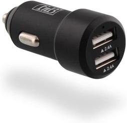 TNB CAC48BK RACE - 4.8A Cigar lighter charger - 2 USB port - Black 