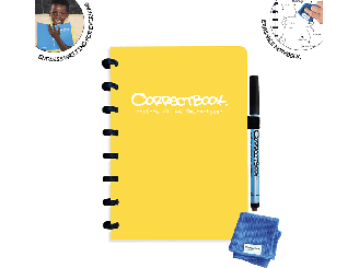 CorrectBook DIN A5 yellow blanko 