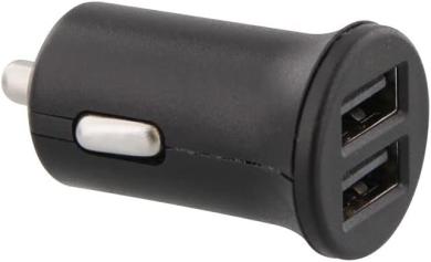 TNB ACGPCAR2A Double USB car charger 2.4A - black 