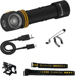 Armytek Elf C2 Micro USB+18650 / v2 / White 