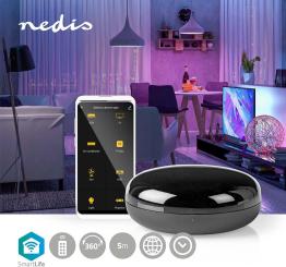 Nedis WIFIRC10CBK Intelligente WLAN-Universal-Fernbedienung | Infrarot 