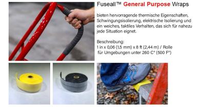 Fuseall Wraps General USE black F-GPBLK-C1068 