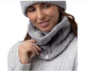 Heat Holders BSJH706OSGRY Damen Nackenwärmer hellgrau /Gewicht: 90gr, Zolltarifnummer: 62142000 