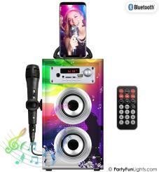 PartyFunLights 86110 - KARAOKE MICROPHONE MIC. HOLDER • PHONE HOLDER 
