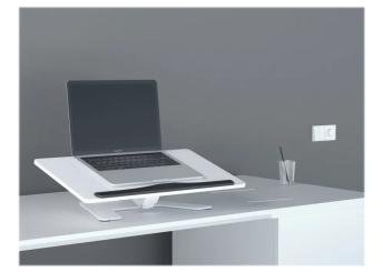 Multibrackets 9141 M Laptop Workstation White 