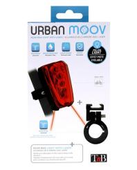 TnB UrbanMoov UMLED3 Bike led light and rear beam - black/red 