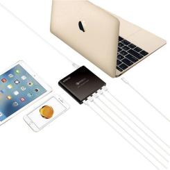 LVSUN LS-Q5U-PD-1 black 80W USB-C Laptop AC Adapter 