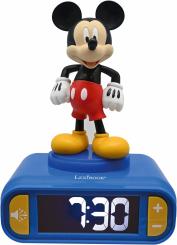 Lexibook RL800MCH Mickey Mouse Wecker mit 3D Nachtlicht-Figur 