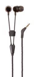 Wraps WRAPSLBLK-V15M Natural-Leather Headphones Noir 