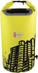 OverBoard US1005Y Urban Safe wasserdichte Tasche Packsack 20 Liter Gelb 20066 