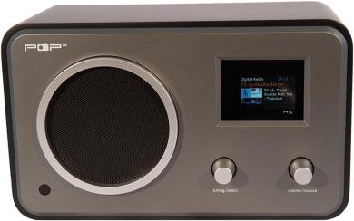 Sahaga 100299 POPworldradio schwarz/grau 