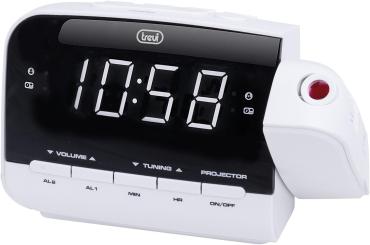 Trevi RC 858 PJ Projektionswecker weiss 
