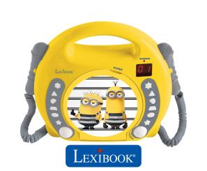 Lexibook RCDK100DES CD-Player mit Mikrofone Minions 
