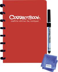 CorrectBook DIN A5 red liniert 