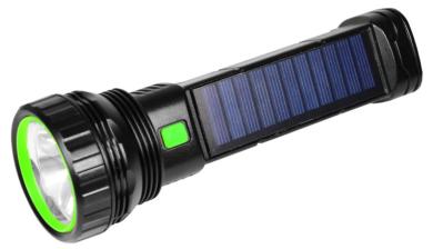 Powerplus Snake Solar Taschenlampe mit Powerbank 