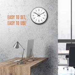 Marathon CL034002-BK-00-NA Clock black 