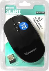 Vakoss TM-741UK Silent Optical Mouse black 
