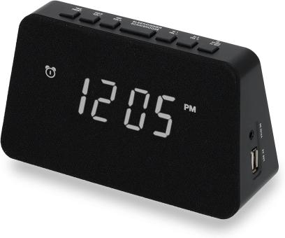 AIC WM3020i QI Radiowecker schwarz 