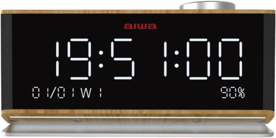Aiwa CR-90BT Big Display / Multifunction Clock & Speaker 