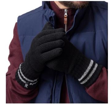 Heat Holders BSGH851SMBLK Männer Handschuhe reflektierenden Streifen black 