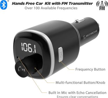 Scosche BTFM4 FM Transmitter 