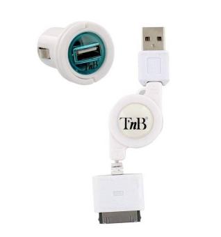 TnB CHIPH05 Ladegerät für KFZ+USB Kabel 
