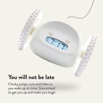 Clocky Alarm Clock white 