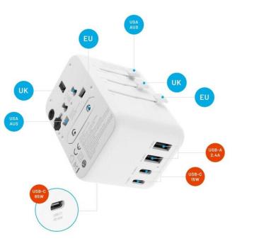 FIXED FIXCT65-3C2A World Adapter 