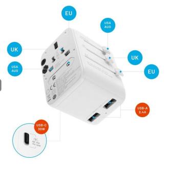 FIXED FIXCT30-1C2A World Adapter 