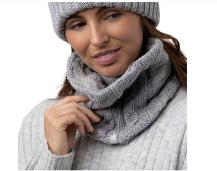 Heat Holders BSJH706OSGRY Damen Nackenwärmer hellgrau /Gewicht: 90gr, Zolltarifnummer: 62142000 