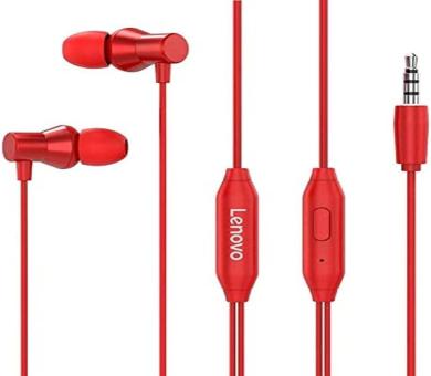 Lenovo HF130 Metal Earphone red 