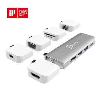 j5create JCD389-10 USB-C Multi-Display Modular Dock 