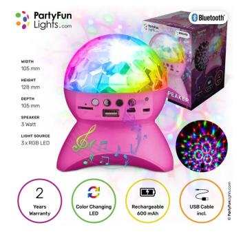PartyFunLights 86478 - BLUETOOTH PARTY SPEAKER 
