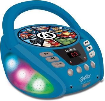 Lexibook RCD109AV Avengers Bluetooth CD player with lights 