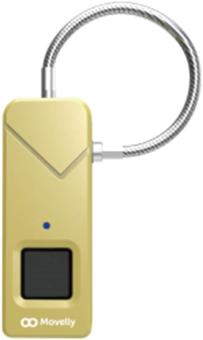 Movelly Fingerabdruck Vorhängeschloss gold 
