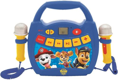 Lexibook MP320PAZ Paw Patrol Light Bluetooth Speaker with Mics and Rechargeable Battery 