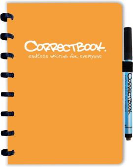 CorrectBook DIN A5 orange blanko 
