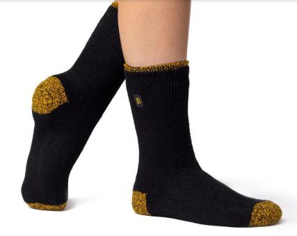 Heat Holders BSLHH80G1BLK LADIES REINFORCED HEEL & TOE black 