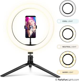 PartyFunLights 86493 - SELFIE RING LIGHT 12" - 30CM 