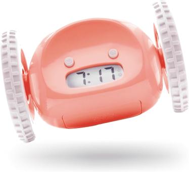 Clocky Alarm Clock pink 