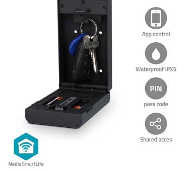 Nedis BTHKB10BK Schlüsselsafe 