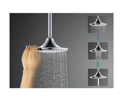 SINED SOFFIONEDOCCIA-LED-3 3F168 Kopfbrause Mit Led Und 3 Düsen grau 