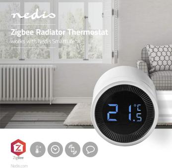 Nedis ZBHTR10WT Zigbee-Heizkörper-Thermostat 