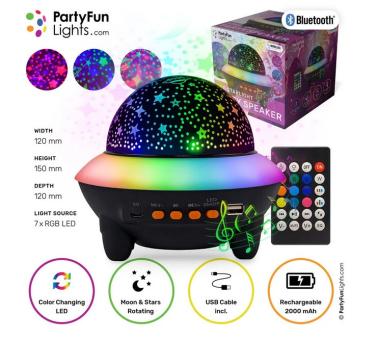 PartyFunLights 86360 - STARLIGHT PARTY SPEAKER 